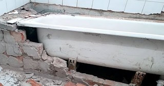 Демонтаж ванной комнаты в Азнакаево - стоимость работ от 848 руб. | Сварной-Знк